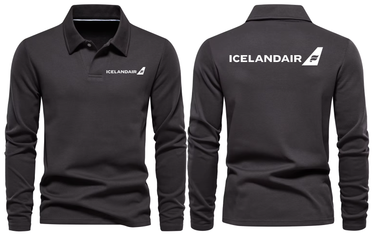 ICELAND AIR LONG SLEEVE POLO